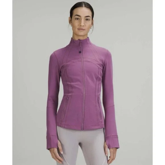 Lululemon Define Jacket Full Zip Sz 10 Light Purple Athletic Has Wash Wear - Picture 1 of 9